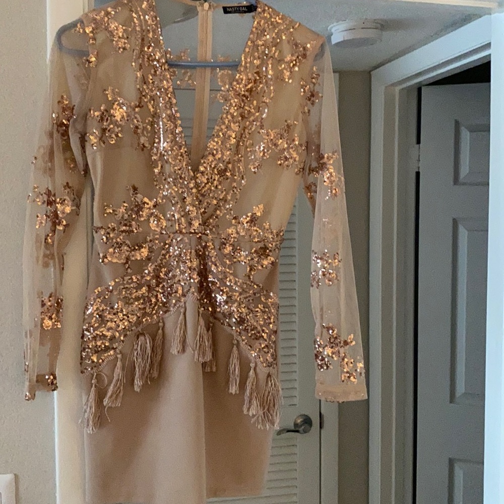 Sequin mini dress